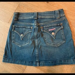 Hudson denim jeans mini skirt size 28